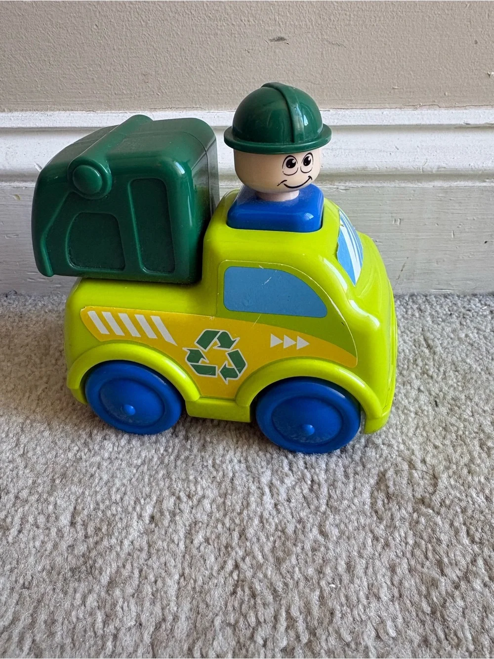 Lot of 4 play trucks for toddlers